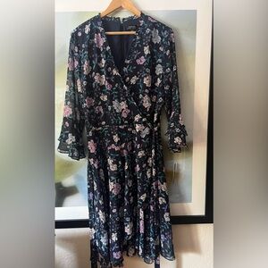 Tahari Floral Dress NWT